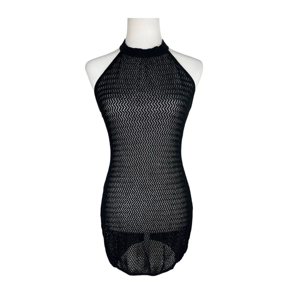 Revolve (Superdown) Racheal Net Halter Dress